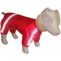 Одежда для собак Комбинезон зимний Мопс Хутро, длина - 28 см, объем 60 см фото