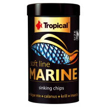 Корм для всех морских рыб Tropical Soft Line Marine M
