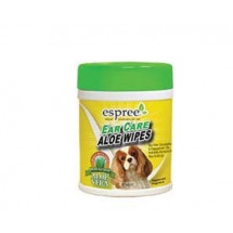 Espree Aloe Ear Care Pet Wipes влажные салфетки для чистки ушей собак и кошек, 60 шт