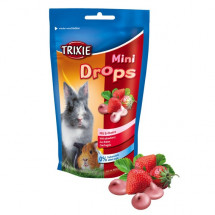 Витамины Trixie Mini drops с клубникой,75г