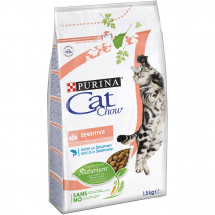 Корм Purina Cat Chow Sensitive для кошек с чувствительным пищеварением