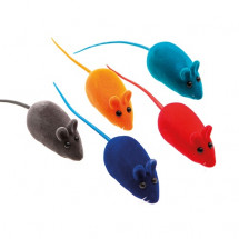 Игрушка Comfy мышь с пищалкой для кота, 6 см.