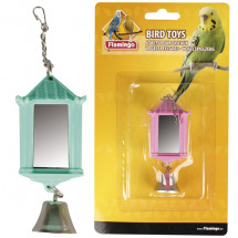 Игрушка для попугайчиков фонарик с колокольчиком Karlie-Flamingo lantern with bell, 4*4*6 см 