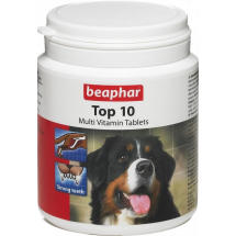 Beaphar Top 10 for Dogs мультивитамин для собак, 180 шт