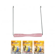 Karlie-Flamingo swing sand perch игрушка для птиц качели с песчаной жердочкой, 14*1.5 cм