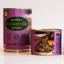 Влажный корм для кошек Baskerville утка с индейкой