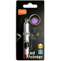 Игрушка для кошек, лазерная указка мышь Karlie-Flamingo Led pointer mouse light, 8 см