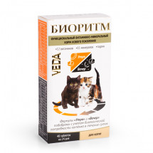 Витамины VEDA БИОРИТМ для котят, 48 таблеток