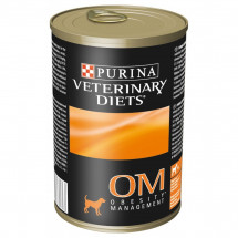 Паштет для собак Purina Veterinary Diets OM, против ожирения, 0.4 кг