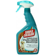 Simple Solution Hardfloors Stain&Odor Remover спрей для нейтрализации запахов животных на твердых поверхностях, 945 мл
