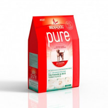 Корм для взрослых собак гипоаллергенный Meradog Pure Adult Turkey & Rice