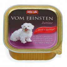 Консервы  Animonda Vom Feinsten Junior для щенков, мясо домашней птицы и говядина, 150 грамм