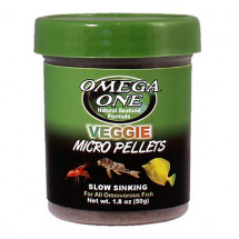 Корм для рыб Omega One Veggie Micro Pellets 61221, 50 г (снято с продажи)