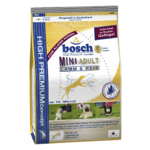 Корм Bosch Mini Adult для собак, Ягненок + Рис, малые породы 