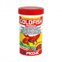 Корм Prodac Goldfish Premium для золотых рыбок и простых карасевых рыб, хлопья