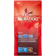 Корм для взрослых собак с повышенной активностью Meradog Active, 12,5 кг