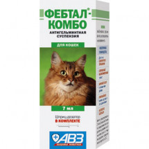 Фебтал-комбо антигельминтик для котов, 7 мл