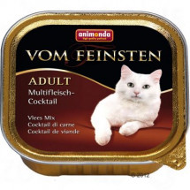 Консервы Vom Feinsten Adult Multifleisch-Cocktail , для взрослых кошек мульти мясной коктейль, 100 грамм