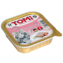 Консервы для кошек TOMi, с креветками, 0,1кг
