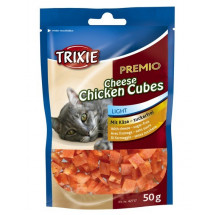 Деликатесы Trixie PREMIO Cheese Chicken Cubes для кошек, c сыром и курицей, 50г 