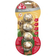 Деликатес 8 in 1 Delights Balls, шарики с мясом, для чистки зубов