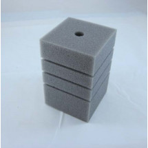 Мочалка Китай для фильтров мелкопористая прямоугольная с прорезями, 10*10*10 см