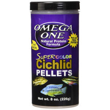 Корм для рыб Omega One Super Sinking Color Cichlid Pellets 83431, 226 г (снято с продажи)
