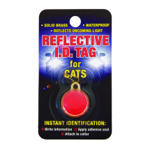 Брелок светоотражающий для адреса Coastal ID Tag на ошейник для кошек