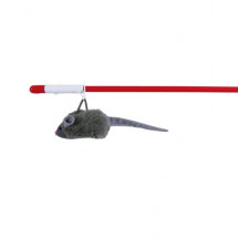 Игрушка для кошки Trixie "Squieky" мышка на удочке 47см 