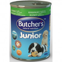 Консервы Butcher's Basic Junior, для собак, ягненок, 400г