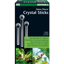 Декорации стеклянные Dennerle Nano Crystal Sticks, 3 шт, 10-15 см