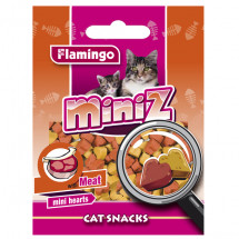 Karlie-Flamingo лакомство для кошек сердечки miniz mini hearts миниз , 50 г