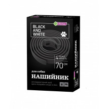 Vitomax Black&White ошейник против блох и клещей для собак, черный 70 см