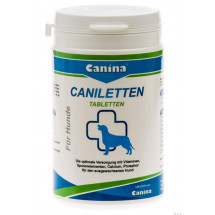 Препарат с активным кальцием  для собак Caniletten 1000г (500 табл) 