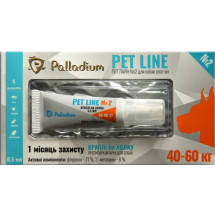 Капли на холку Palladium Pet Line №2 для собак спот-он, 40-60 кг 6,5 мл