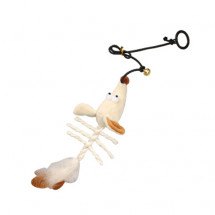 Игрушка Karlie-Flamingo Skeleton Mouse для котов, плюш, 20х9х5 см 