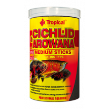Сухой корм Tropical Cichlid&Arowana Medium Sticks для цихлид и арован