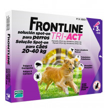 Фронтлайн Три-Акт капли на холку для собак весом 20-40кг, L, 1 пипетка