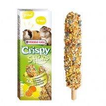 Зерновая смесь на палочке Versele-Laga Crispy Sticks, цитрусы и фрукты, лакомство для шиншилл и морских свинок