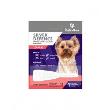 Palladium Палладиум Серебряная Защита капли для собак от блох, клещей и комаров, 1,5-4 кг, 1 пипетка 0,6 мл