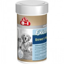 Витамины 8 in 1 Excel Brewers Yeast, для собак и кошек, питание кожи и шерсти 