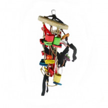 Игрушка-подвеска для попугаев Montana Cages "Сердца в изобилии",  13x13x40 см