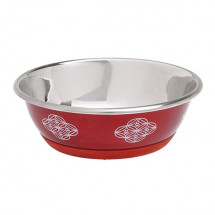 Миска из нержавейки для собак и кошек Karlie-Flamingo Bowl Selecta Red