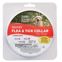 Ошейник против блох и клещей Sentry Flea&Tick Large для собак крупных пород, 6 месяцев защиты, 56 см