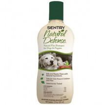 Шампунь Sentry Natural Defense Flea Shampoo защита против блох и клещей для собак, 355 мл 23074