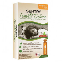 Капли Sentry Natural Defense Натуральная защита против блох и клещей для собак, 7-18кг/3мл, 24019