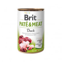 Консервы с уткой для собак Brit Pate & Meat Dog Duck, 400 г