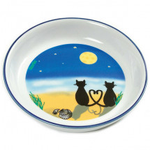 Керамическая миска для собак и кошек Karlie-Flamingo Cat&Moon, 200 мл