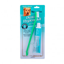 Щетка и паста для собак Nutri-Vet Oral Hygiene Kit