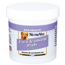 Салфетки Nutri-Vet Чистые уши, для собак, 90шт